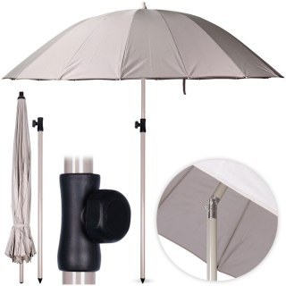 Parasol ogrodowy szary regulowany 190cm VILDE 489346