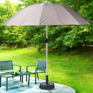 Parasol ogrodowy szary regulowany 190cm VILDE 489346