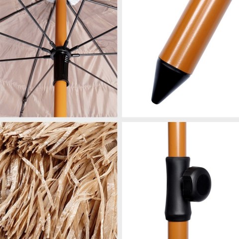 Parasol plażowy ogrodowy hawajski 120cm PROBEACH 489339
