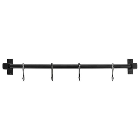 Reling kuchenny metalowy czarny uchwyt organizer RADKA 50.5cm ORION 530878