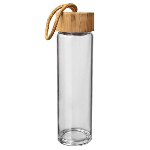Szklana butelka na wodę soki lemoniadę z sitkiem 450 ml ORION 143757