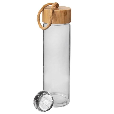 Szklana butelka na wodę soki lemoniadę z sitkiem 450 ml ORION 143757