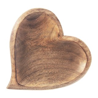 Talerz na przekąski do serwowania drewniany MANGO 20x21cm ORION 153873