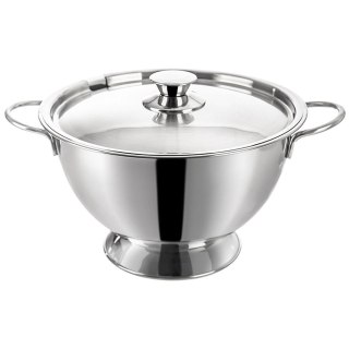 Waza na zupę do zupy stalowa z pokrywą 4.5L ORION 128609
