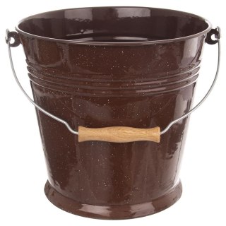 Wiadro do żywności na żywność stalowe nierdzewne brązowe BROWN 10L ORION 720200