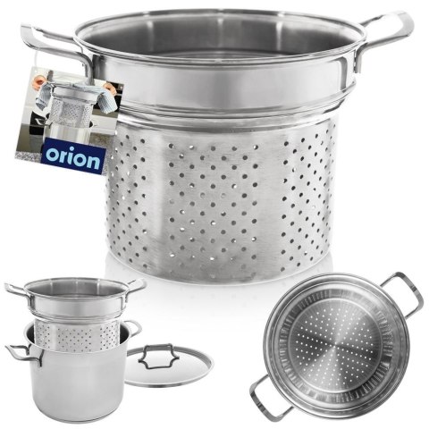Wkład do garnka do gotowania makaronu stalowy 24cm 8L ANETT ORION 124480