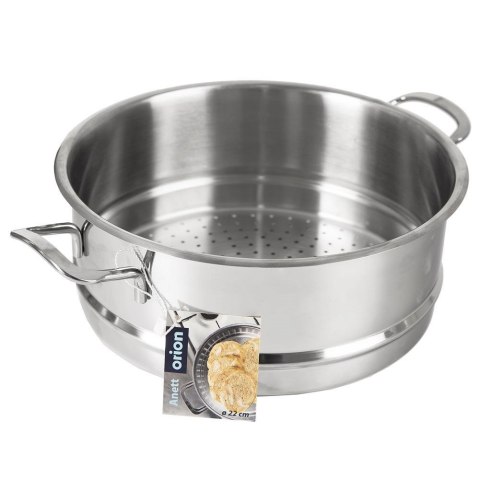Wkład do garnka do gotowania na parze stalowy duży 26cm 5.5L ANETT ORION 124479
