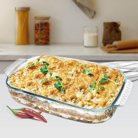 Brytfanna szklana żaroodporna do pieczenia naczynie 3.7L MAESTRO MR-5237