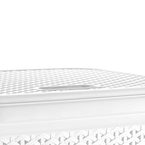 Kosz na pranie plastikowy biały 55L ORION 730539