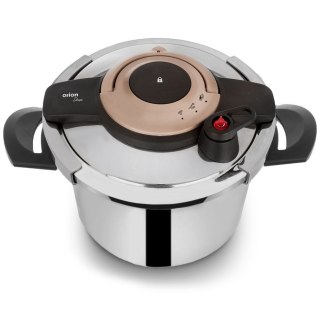 Szybkowar stalowy na gaz z automatycznym zamykaniem DRONE 7L ORION 113187
