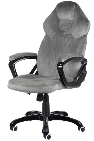 Fotel obrotowy do biurka SPIDER GREY ALCANTARA