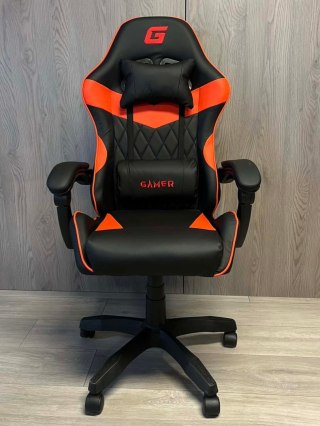 Fotel obrotowy gamingowy EVO PU RED