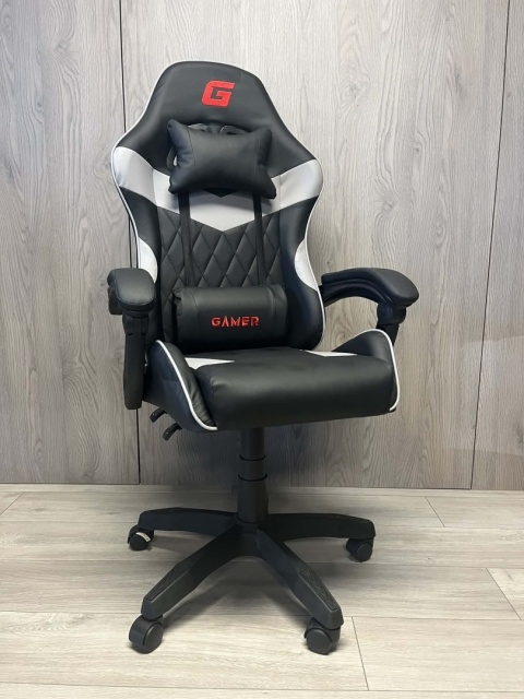 Fotel obrotowy gamingowy EVO PU GREY