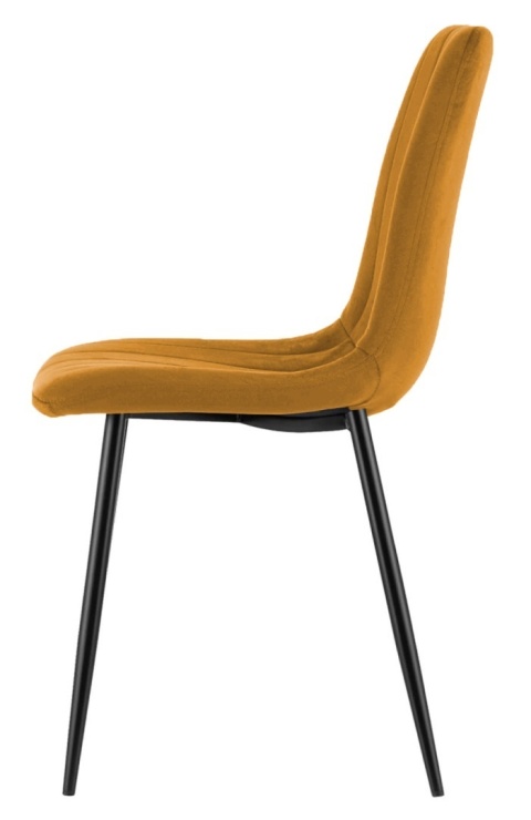 Krzesło tapicerowane AURORA VELVET BROWN
