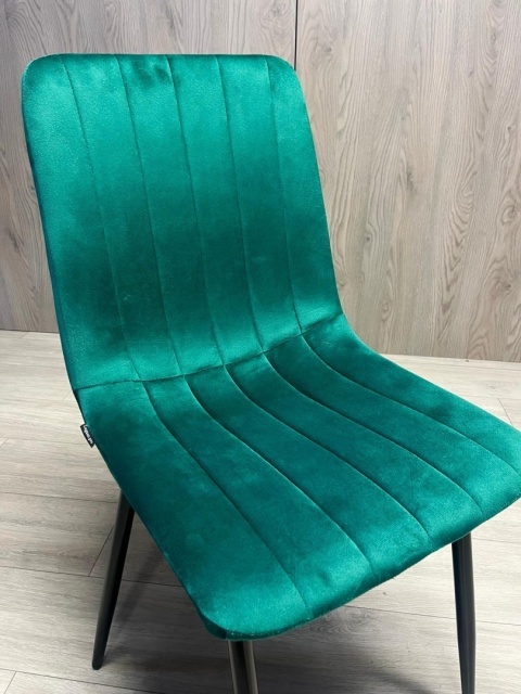 Krzesło tapicerowane AURORA VELVET GREEN