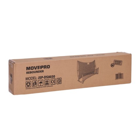 Rebounder trenażer piłkarski dwustronny do treningu strzałów 220x120 cm MOVEPRO