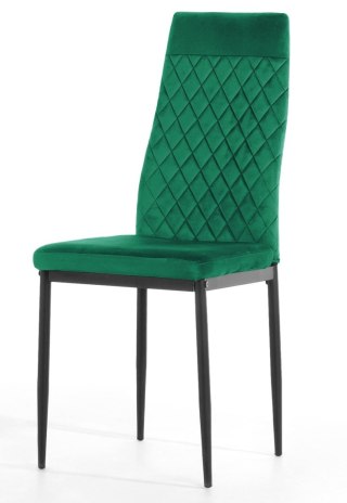 Krzesło tapicerowane VALVA CARO VELVET GREEN