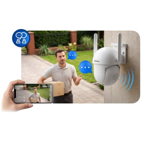 Zewnętrzna kamera WiFi obrotowa IP obrotowa 5MP Berdsen BD-943