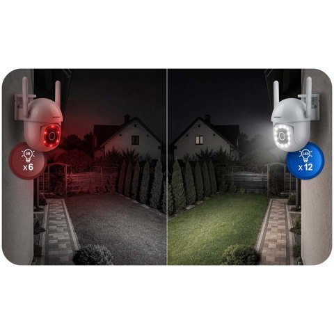 Zewnętrzna kamera WiFi obrotowa IP obrotowa 5MP Berdsen BD-943