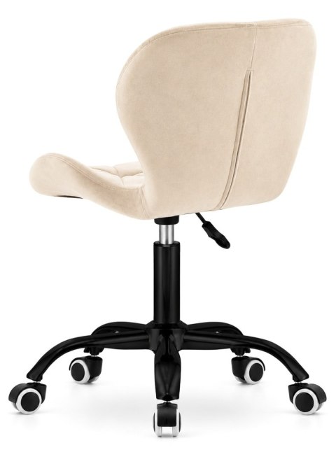 Krzesło obrotowe VASTO OFFICE VELVET CREAM SMOKE