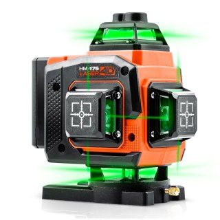 Laser krzyżowy w walizce + akcesoria Poziomica laserowa Humberg HM-175