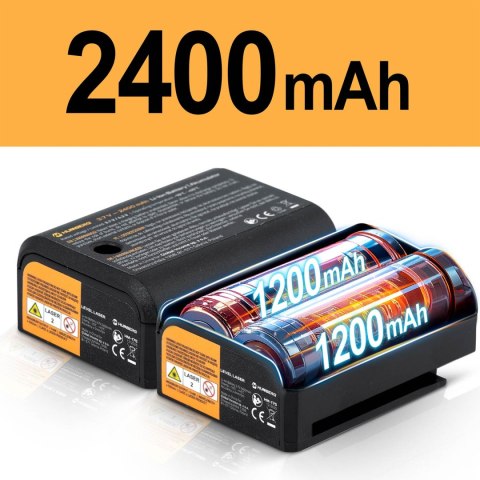 Laser krzyżowy w walizce + akcesoria Poziomica laserowa Humberg HM-175