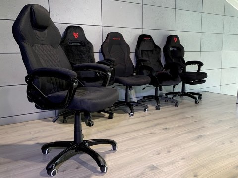 Fotel obrotowy do biurka SPIDER BLACK FABRIC SPC