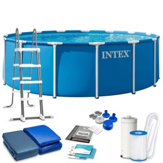 Basen ogrodowy stelażowy 457 x 122 cm 12w1 INTEX 28242ND