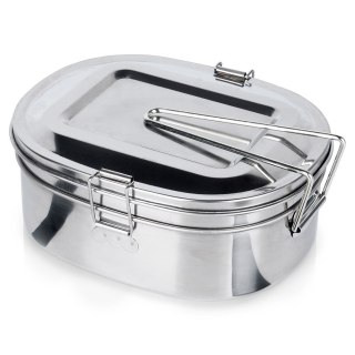 Menażka harcerska obiadowa turystyczna wojskowa stalowa 350 / 900 ml 2 ele. REDCLIFFS 229141