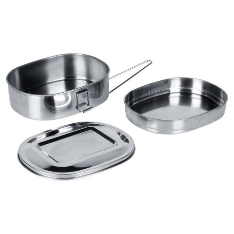 Menażka harcerska obiadowa turystyczna wojskowa stalowa 350 / 900 ml 2 ele. REDCLIFFS 229141