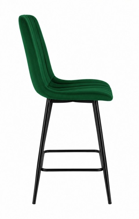 Krzesło barowe AVA AURORA BAR VELVET GREEN hoker