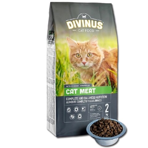Divinus Cat Meat Chicken dla kotów dorosłych 2kg