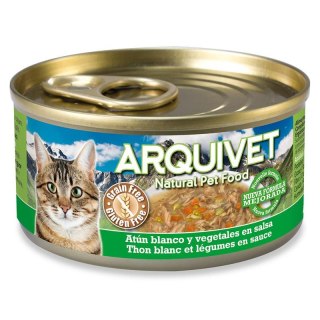 [W] Arquivet Puszka dla kota o smaku tuńczyka z warzywami 80 g
