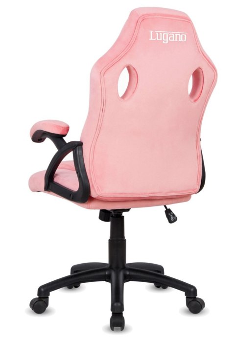 Fotel obrotowy do biurka CARRERA M ALCANTARA PINK
