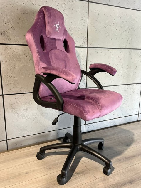 Fotel obrotowy do biurka CARRERA M ALCANTARA PURPLE