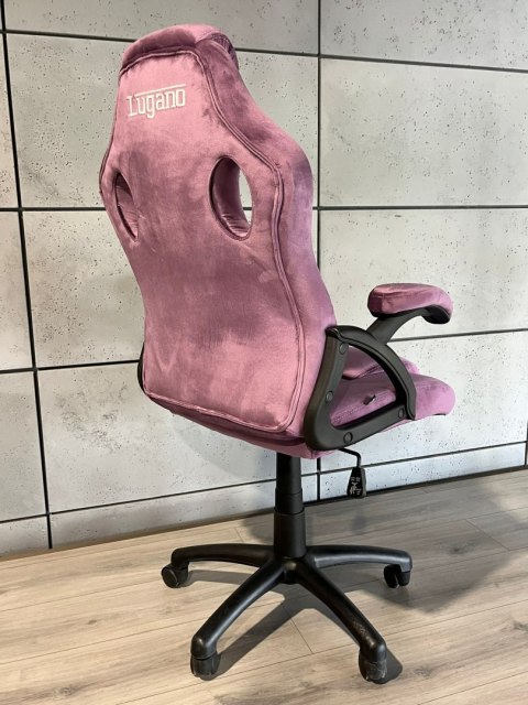 Fotel obrotowy do biurka CARRERA M ALCANTARA PURPLE