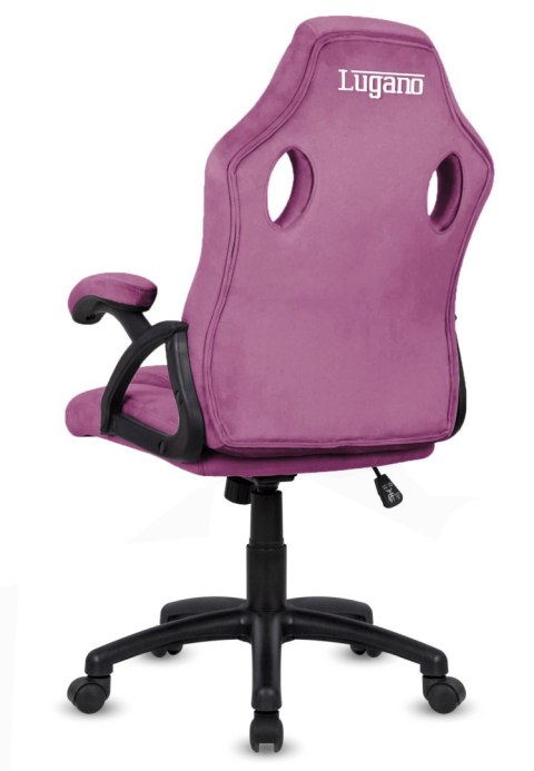 Fotel obrotowy do biurka CARRERA M ALCANTARA PURPLE