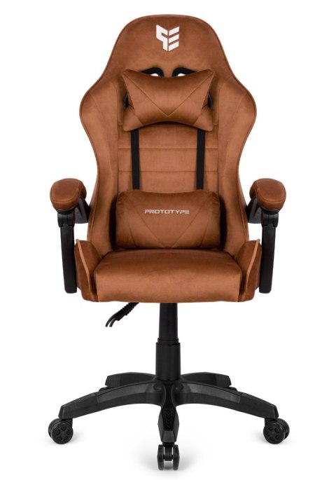 Fotel obrotowy gamingowy ENZO XL BROWN ALCANTARA