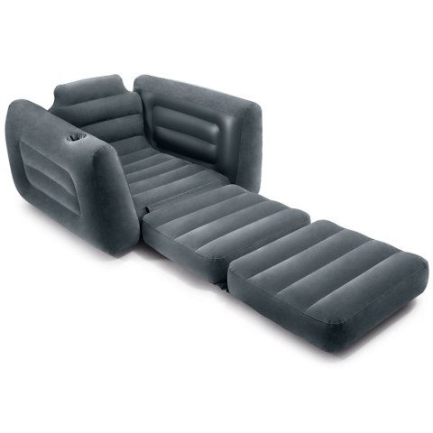 POMPOWANY FOTEL MATERAC LEŻANKA ŁÓŻKO 2W1 INTEX 66551NP