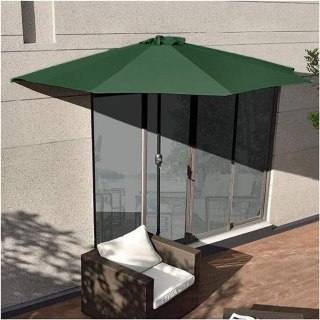 PARASOL OGRODOWY PÓŁ-PARASOL ŚCIENNY NA TARAS 2,7 M ZIELONY MULTIGARDEN