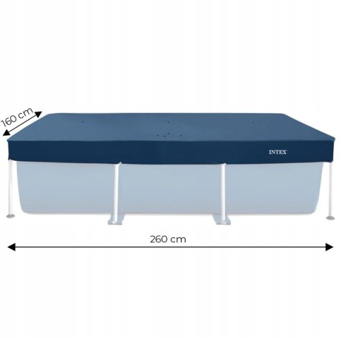 POKRYWA PLANDEKA MATA DO BASENU STELAŻOWEGO 260X160 CM INTEX 28036
