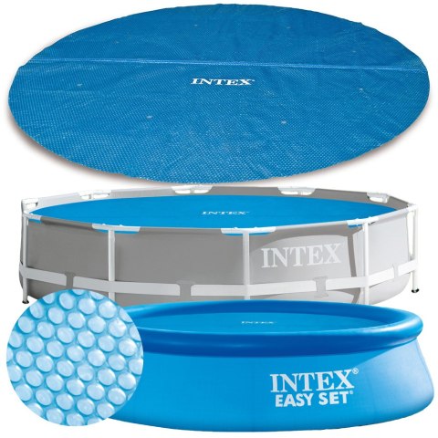 POKRYWA SOLARNA GRZEWCZA MATA DO BASENU 366 CM INTEX 28012