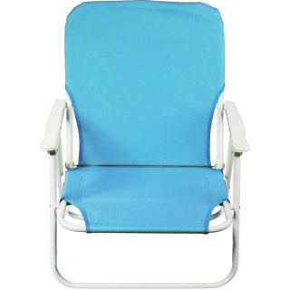 Krzesło Turystyczne Składane Plażowe Leżak Fotel BLUE