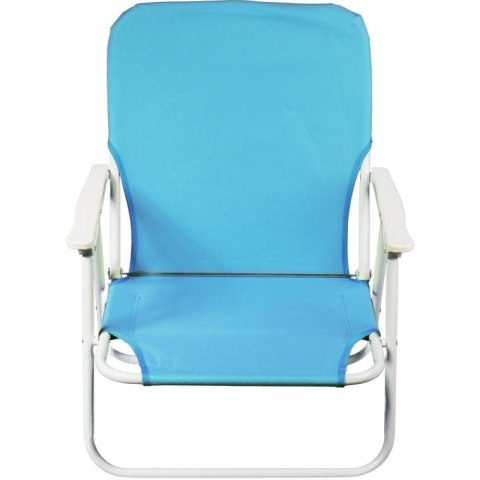 Krzesło Turystyczne Składane Plażowe Leżak Fotel BLUE