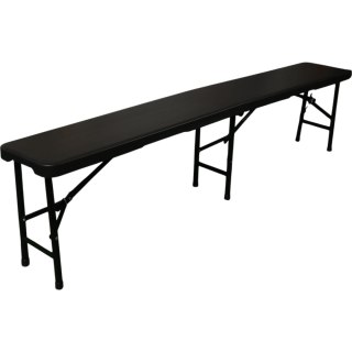 Ławka cateringowa składana 180 cm czarna