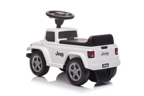 Jeździk odpychacz pchacz z dźwiękiem Jeep auto dla dziecka biały