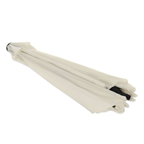 Składany Parasol Ogrodowy Balkonowy Regulowany 210 cm Beżowy