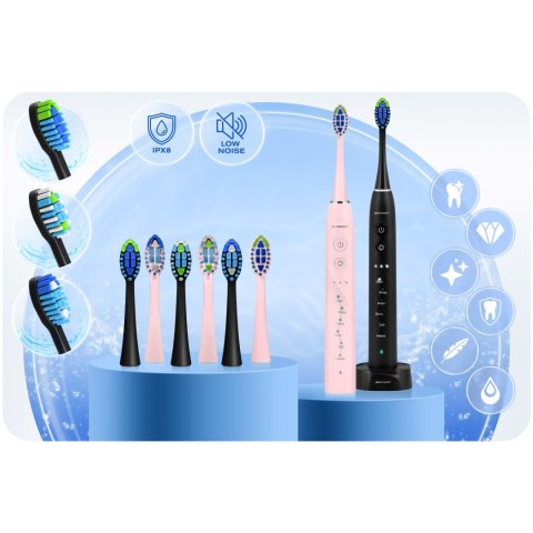 Szczoteczka soniczna do zębów zestaw 2 szt Berdsen Galaxy Duo