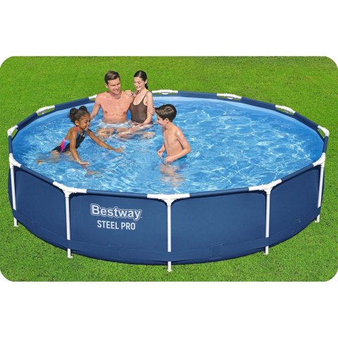 Basen ogrodowy stelażowy 366 x 76 cm 16w1 Bestway 56681