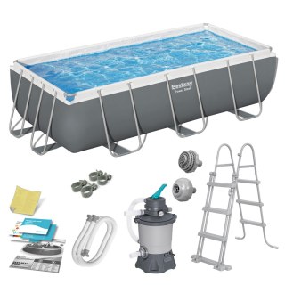 Basen ogrodowy stelażowy 404 x 201 x 100 cm 10w1 56442 Bestway
